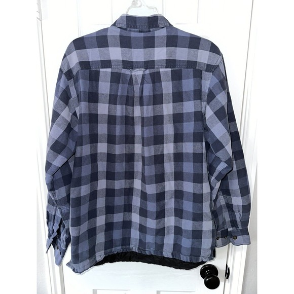 Wolverine Work Shirt Jacket Flannel Lined Button Down Mens Medium M Shacket - Picture 3 of 5
